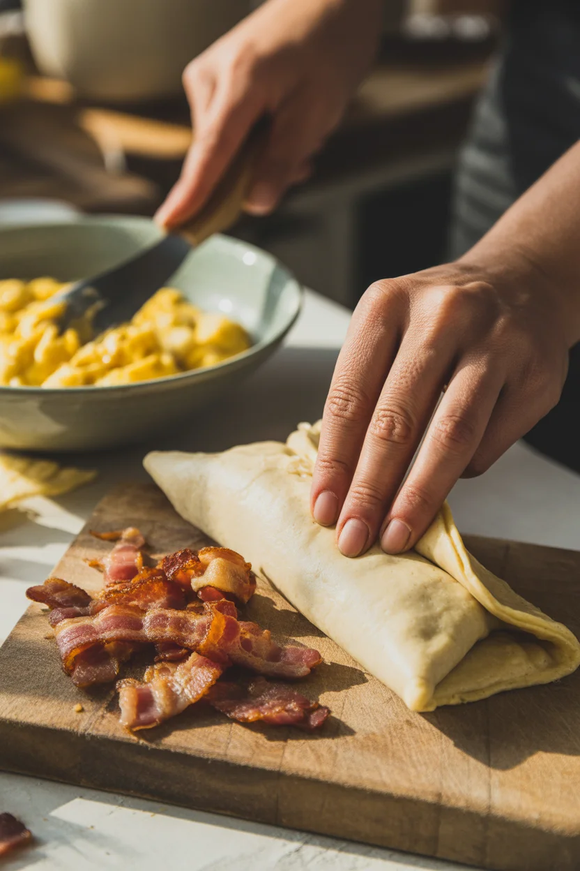 Homemade Breakfast Hot Pockets