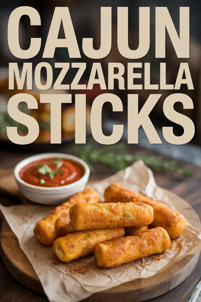 Cajun Mozzarella Sticks