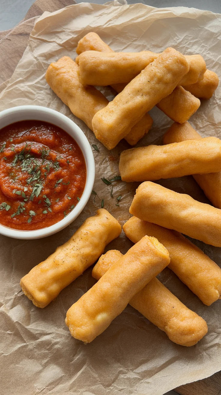 Cajun Mozzarella Sticks