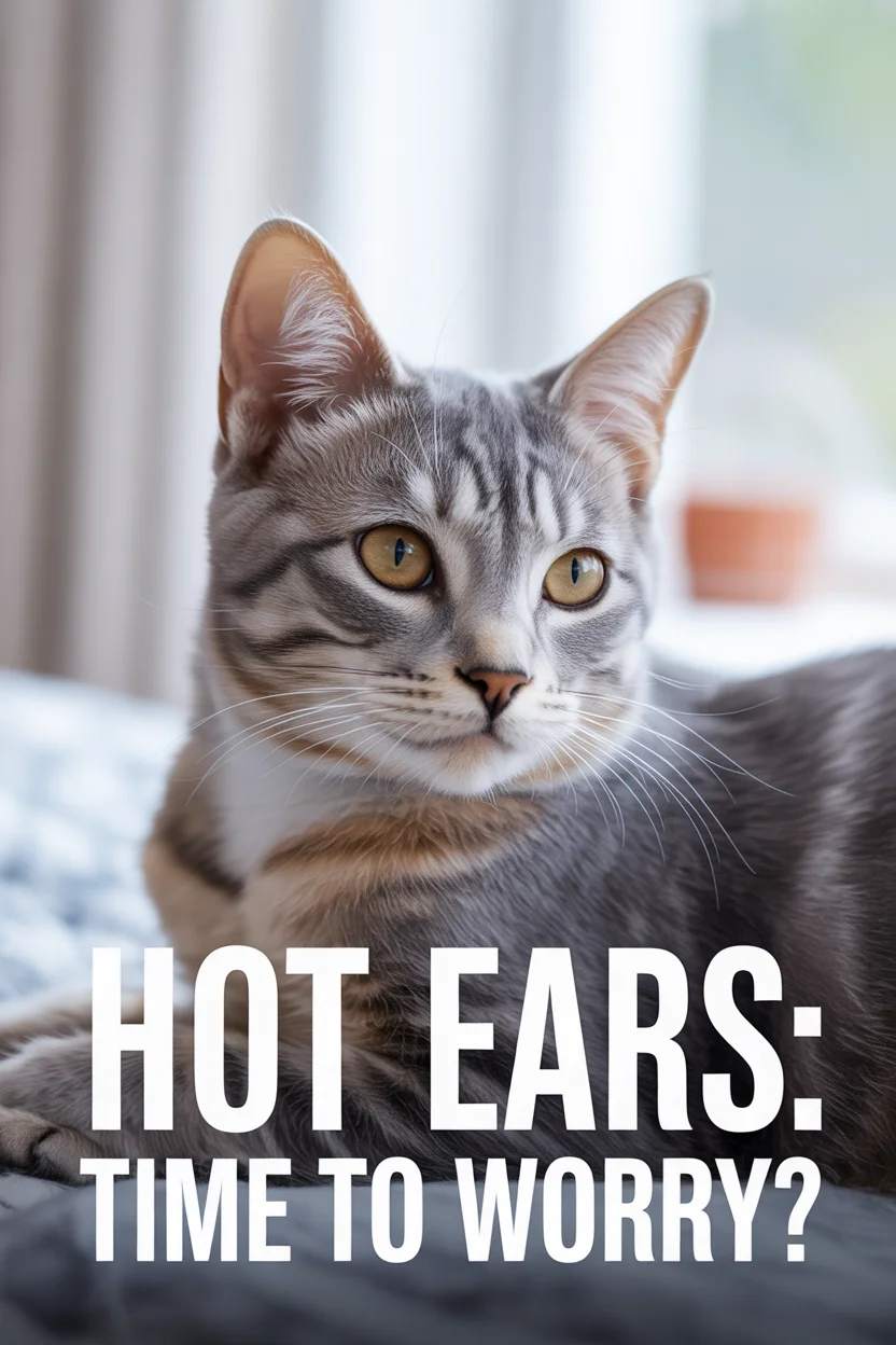 What's Up with My Cat's Hot Ears: Should I Be Concerned?