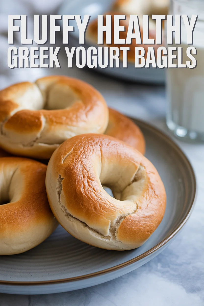 Fluffy Healthy Greek Yogurt Bagels