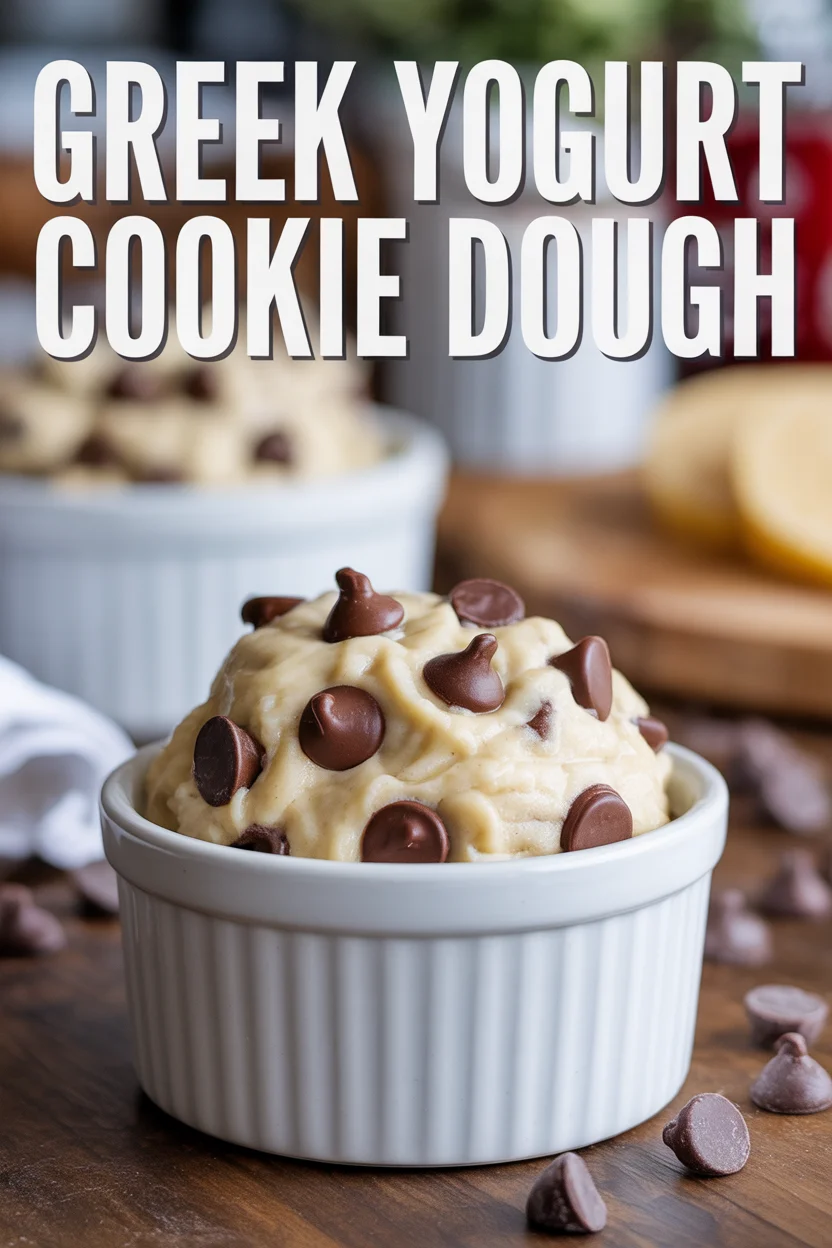 Greek yogurt cookie dough