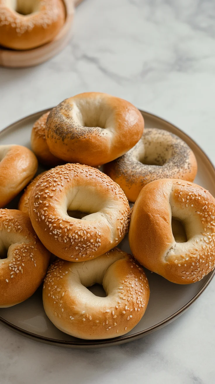 Fluffy Healthy Greek Yogurt Bagels
