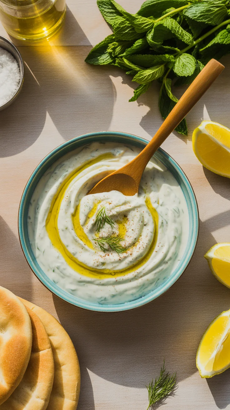 5-Minute Greek Yogurt Tzatziki Sauce