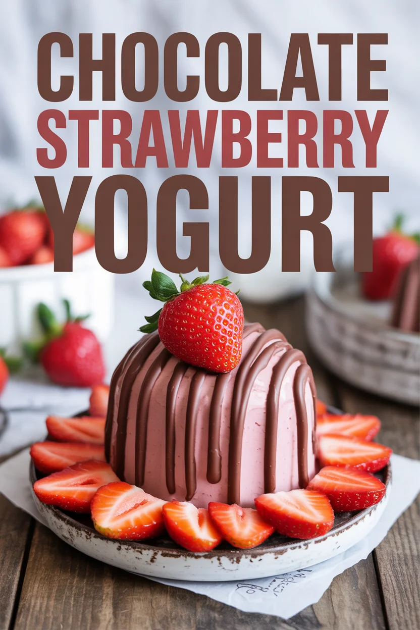 Chocolate Strawberry Yogurt