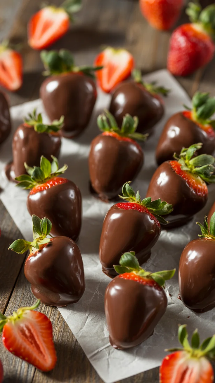 Chocolate Strawberry Yogurt