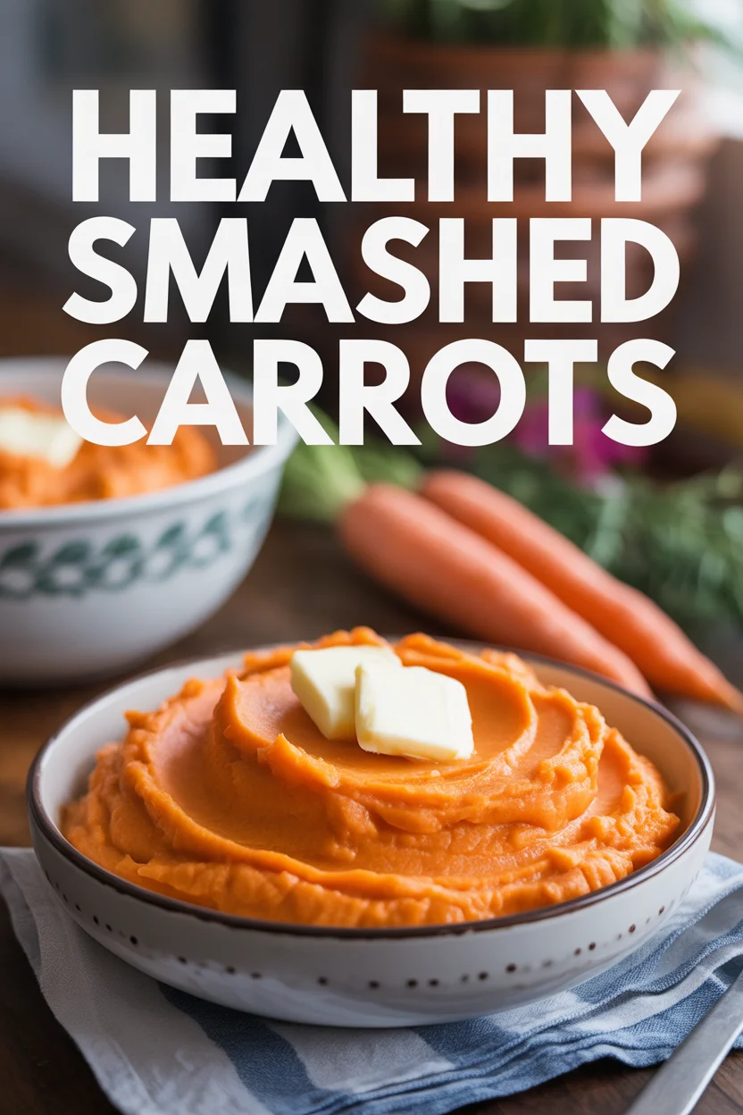 Healthy Smashed Carrots