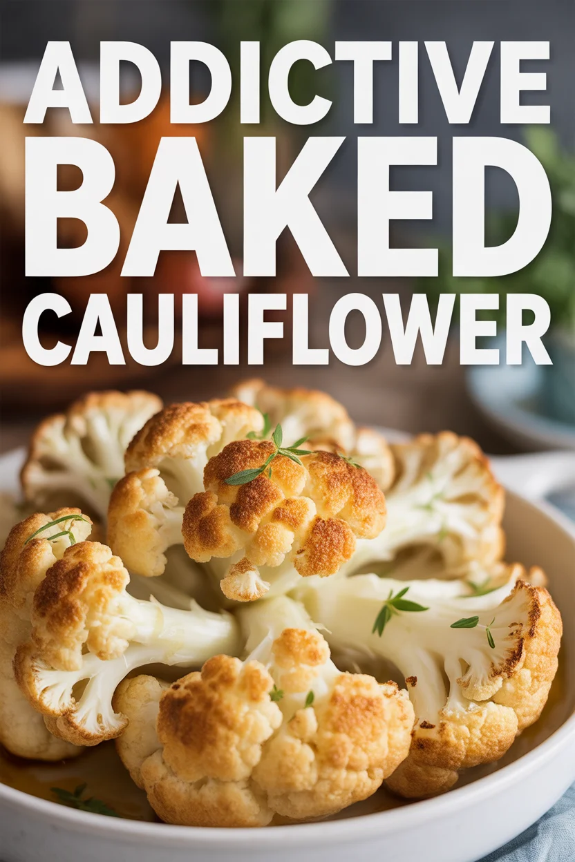 Addictive baked cauliflower