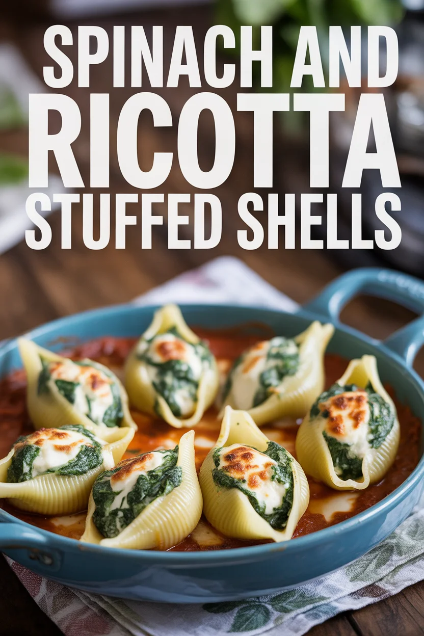 Spinach and Ricotta Stuffed Shells