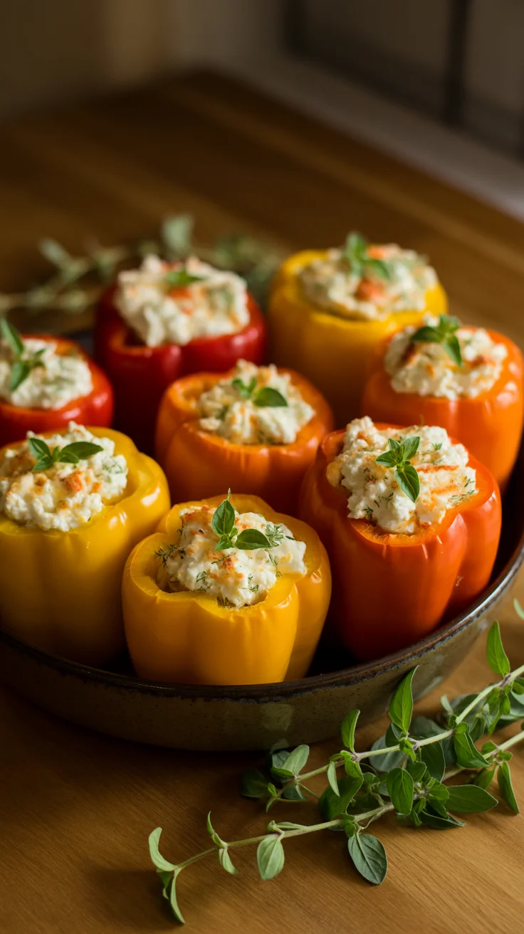 Ricotta Stuffed Peppers Recipe