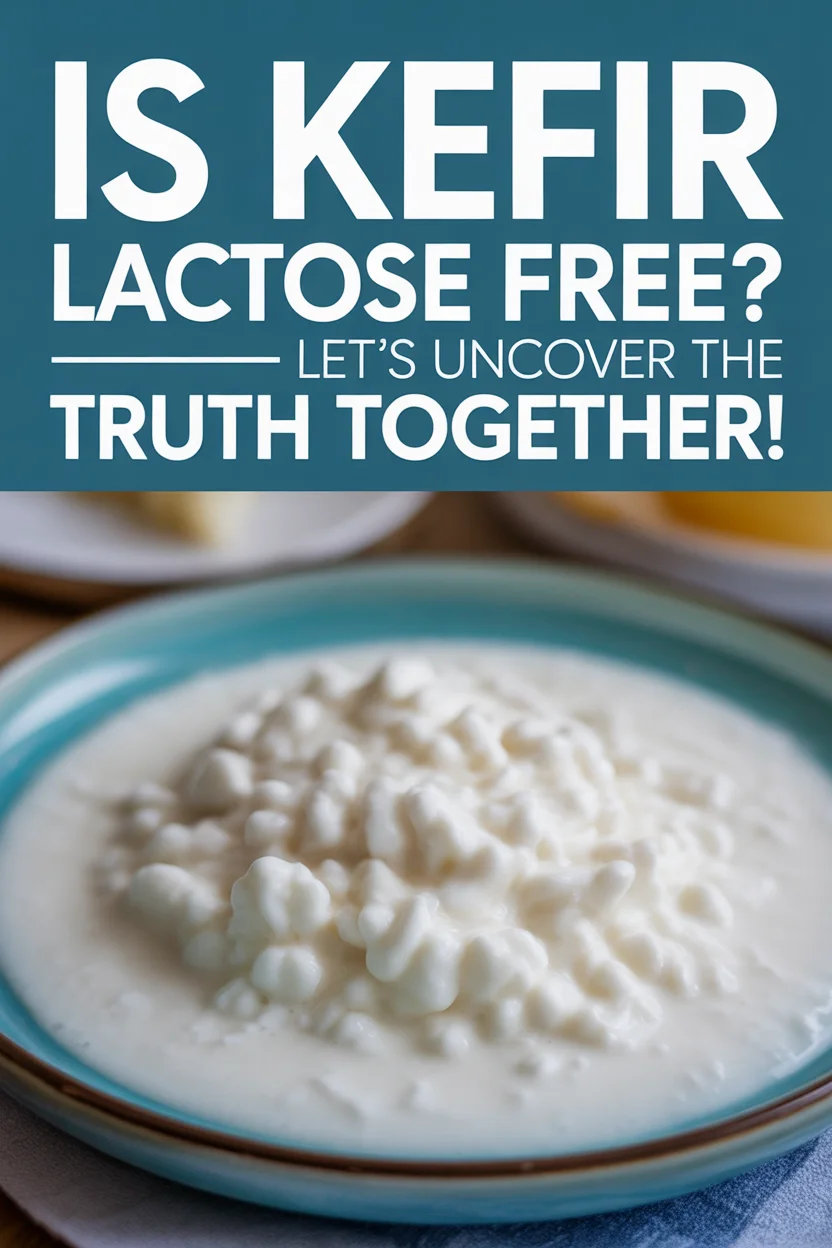 Is kefir lactose free