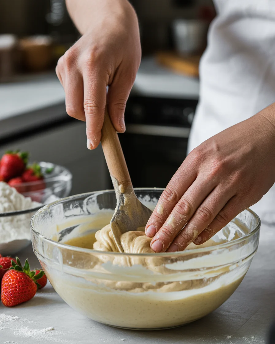 Irresistibly Gooey Strawberry Earthquake Cake