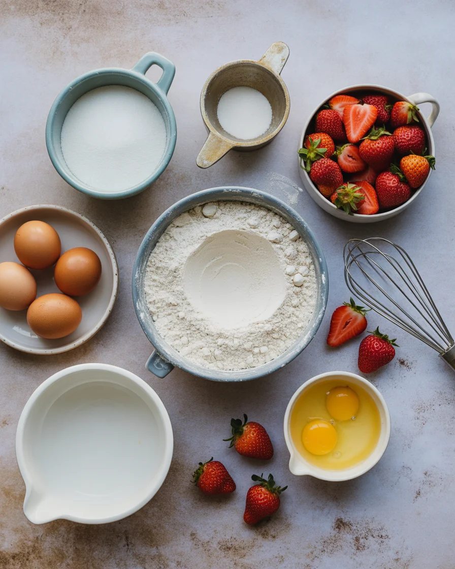 Gooey Strawberry Earthquake Cake
