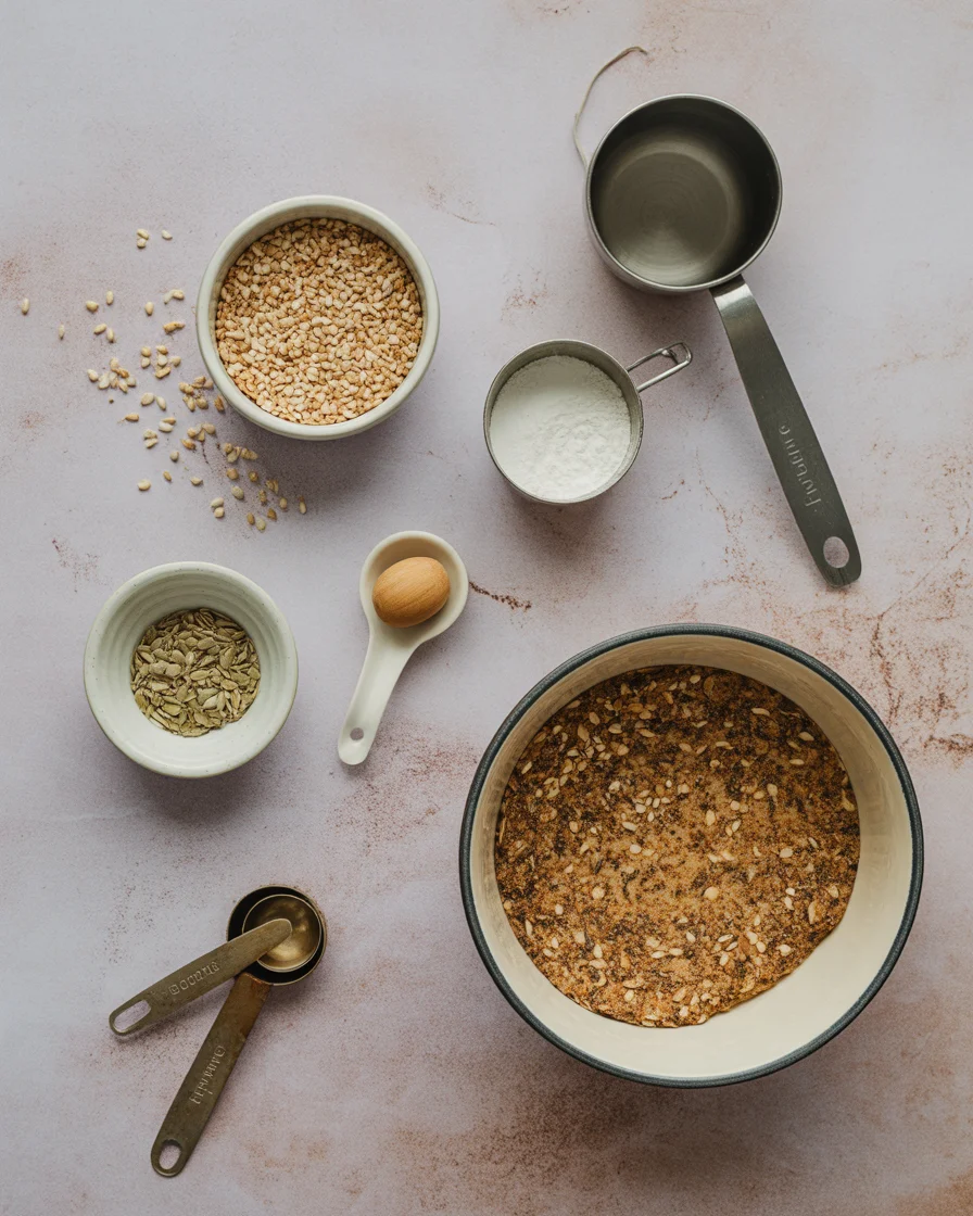 crispy protein seed bread