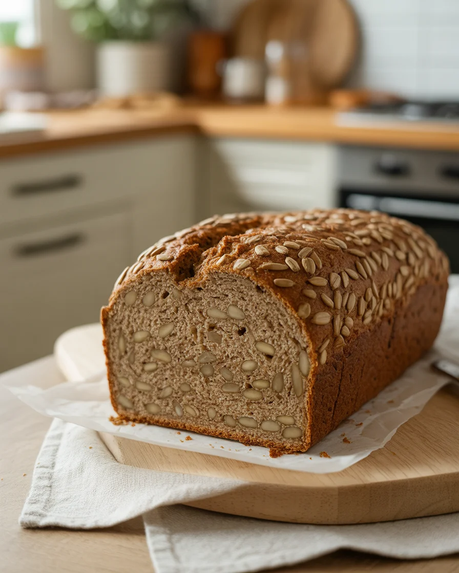 Whole Grain Sunflower Seed Bread (High-Fiber)
