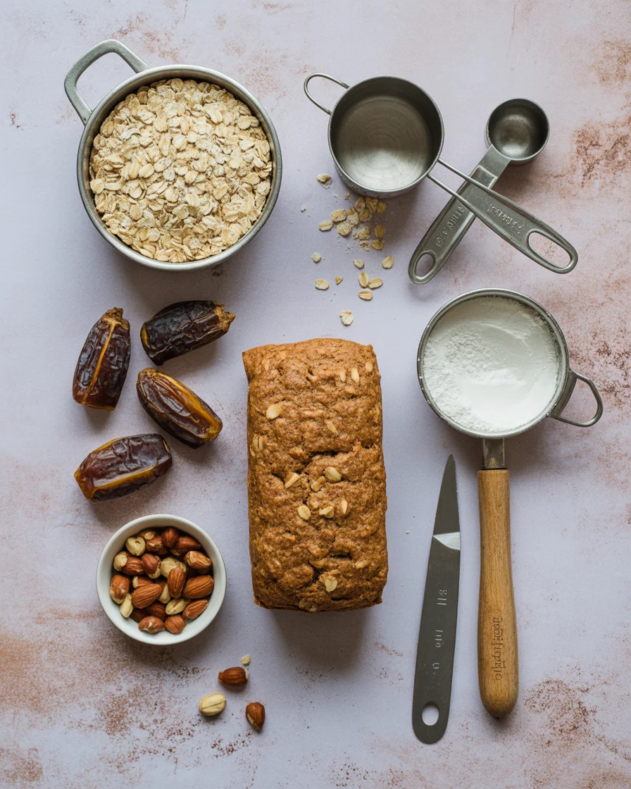 Oat & Date Energy Bread (Naturally Sweetened)