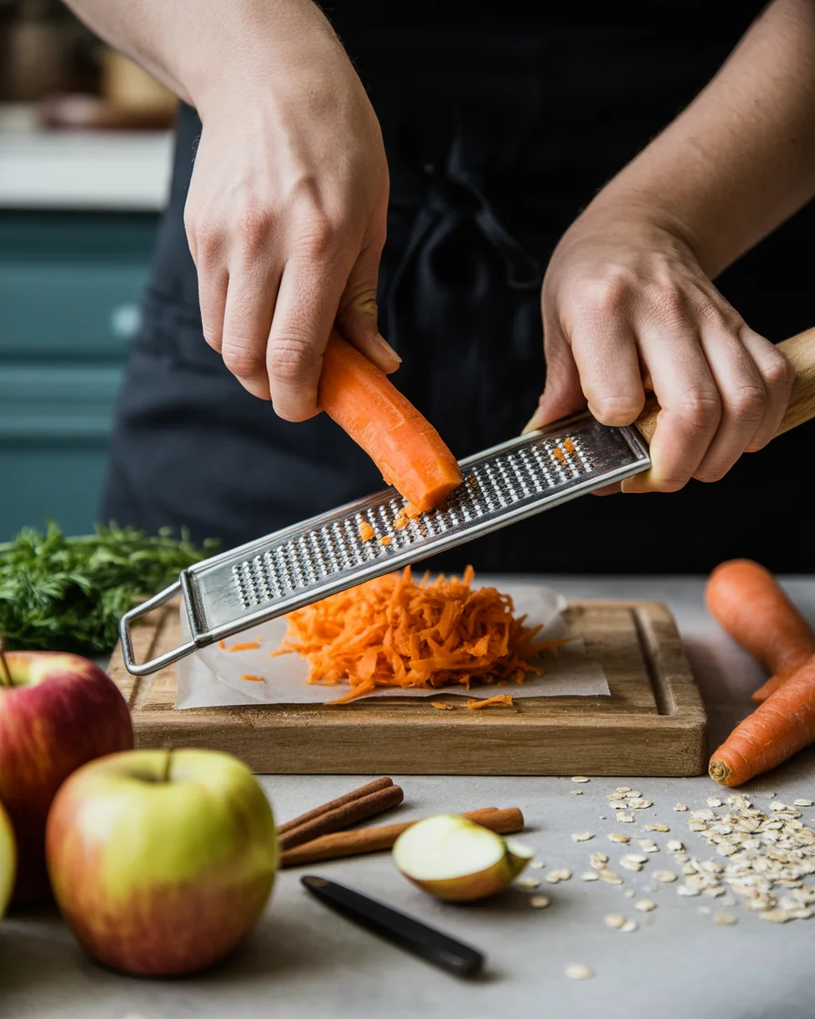 spiced carrot apple bread
