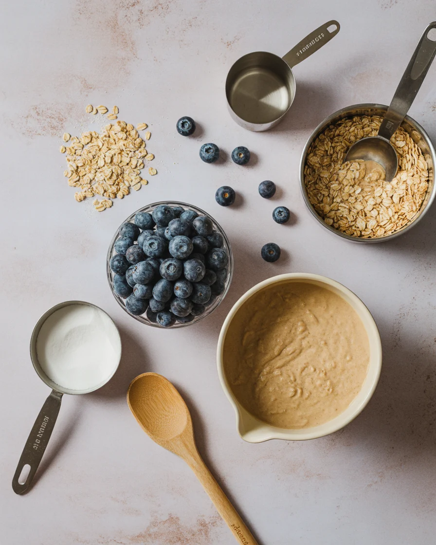 blueberry oat protein bread