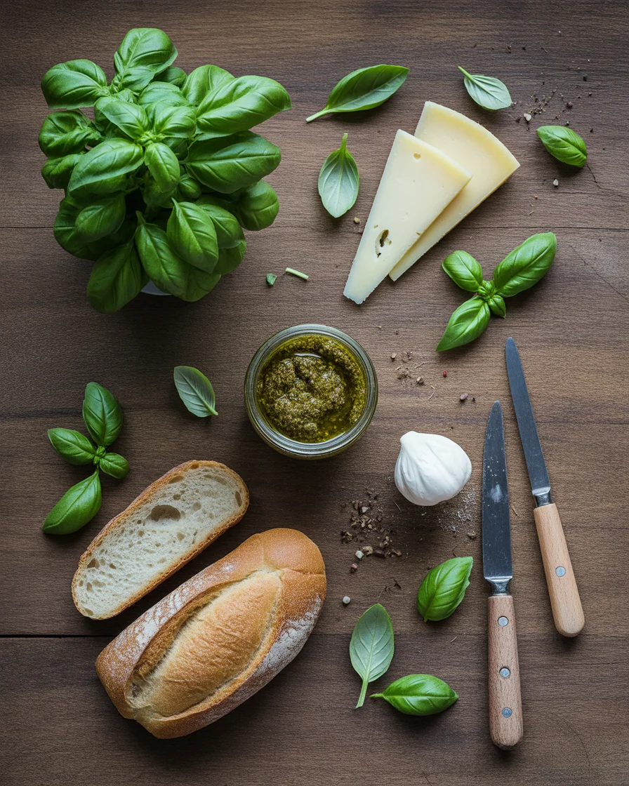 Pesto Grilled Cheese
