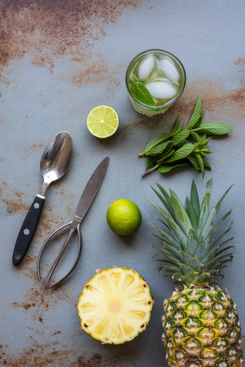 pineapple crush mocktail