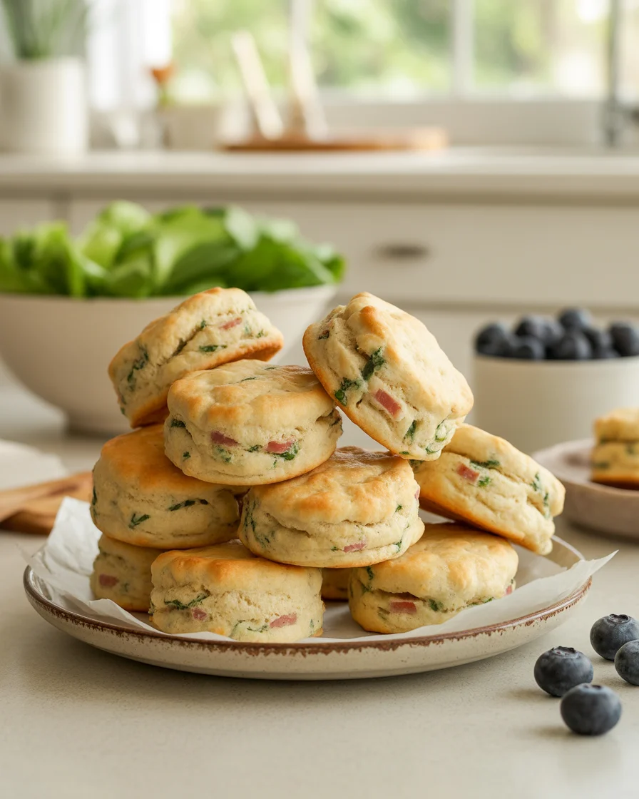 Savory Breakfast Protein Biscuits