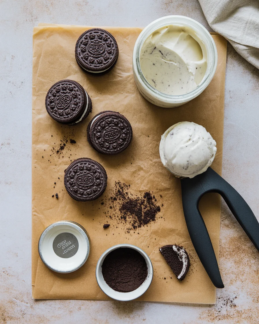Deliciously Easy Oreo Ice Cream Sandwiches