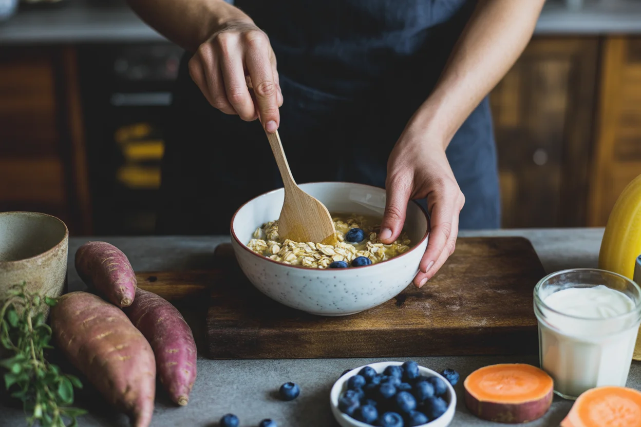 Delicious Sweet Potato Breakfast Bowl for a Bright Morning