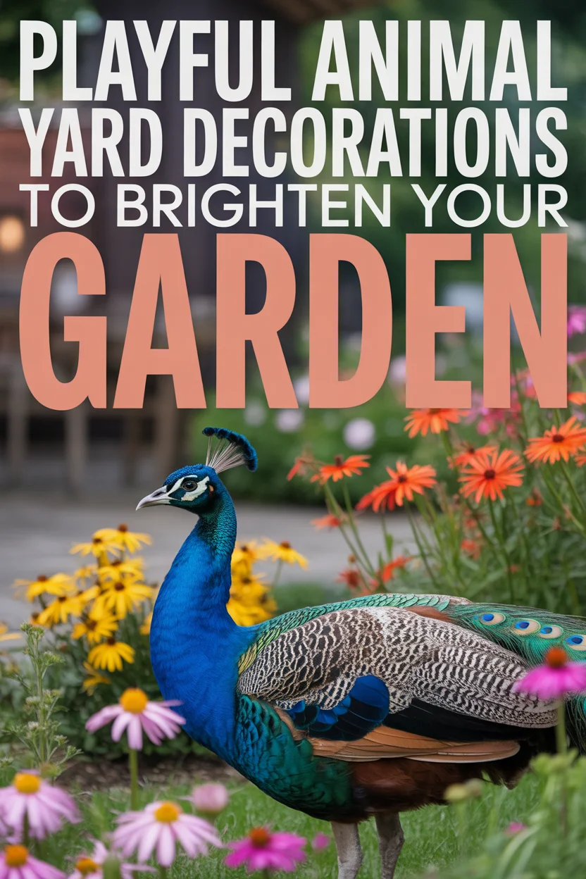 Playful Animal Yard Decorations to Brighten Your Garden