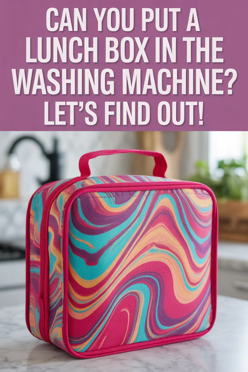 Can You Put a Lunch Box in the Washing Machine? Let's Find Out!