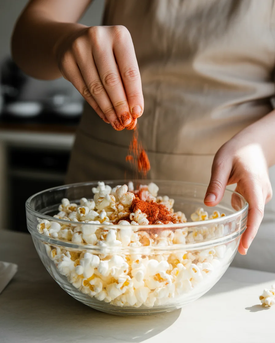Bloody Red Velvet Popcorn