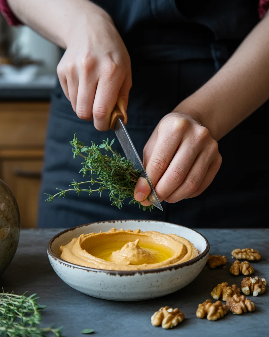 Thanksgiving  Pumpkin Whipped Feta Dip