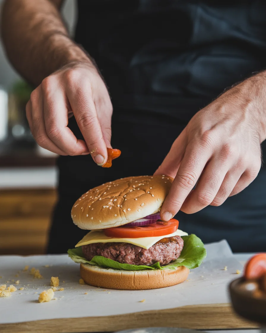Crack Burgers grilling