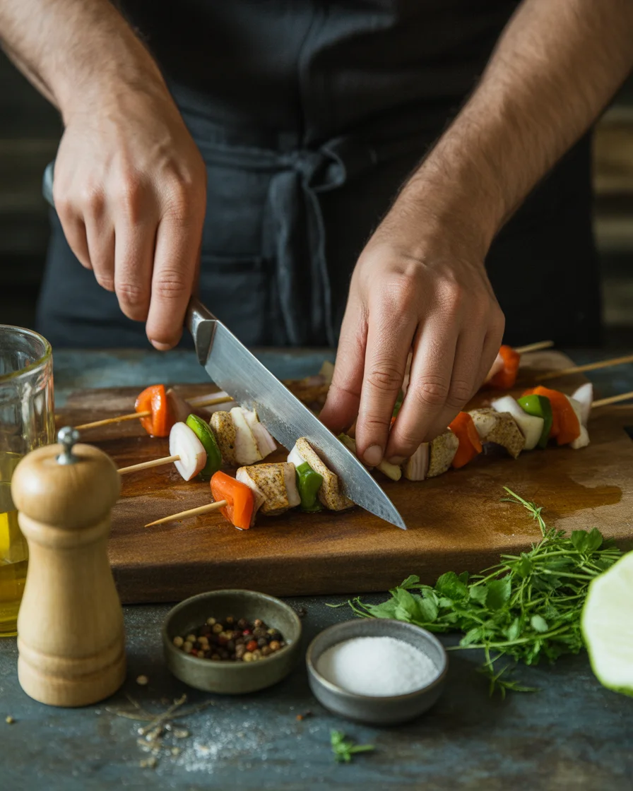 Savor Every Bite of Grilled Ranch Garlic Parmesan Chicken Skewers!