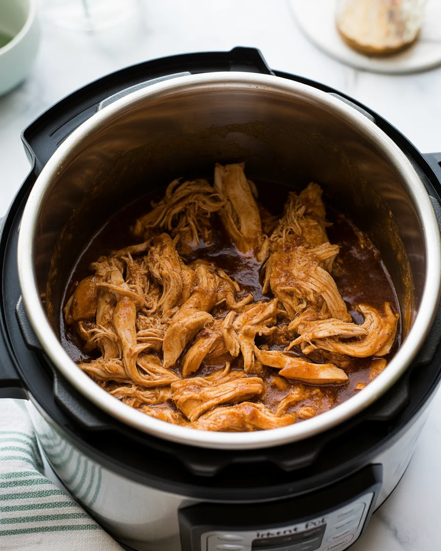 30-Minute Instant Pot BBQ Pulled Chicken Made Easy