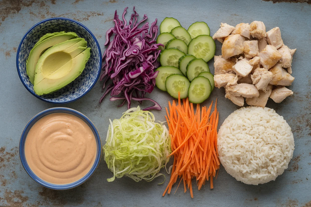 bang bang chicken bowl