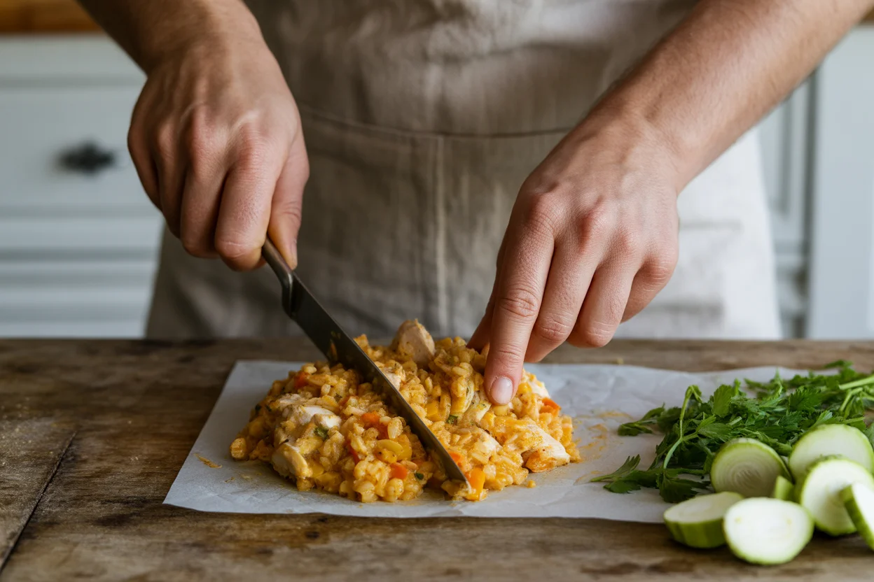 healthy chicken and rice casserole under 400 calories