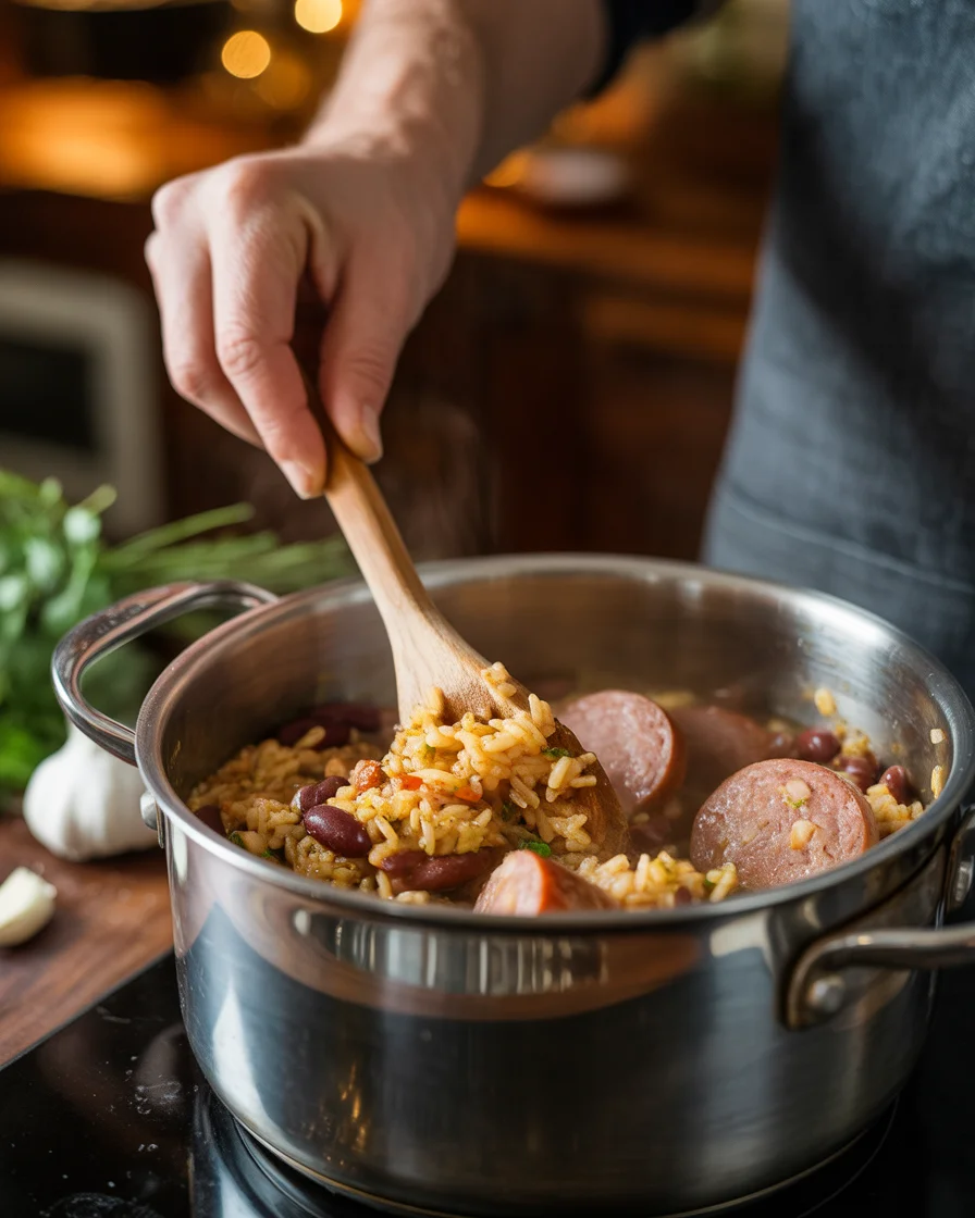 Hearty One-Pot Black Beans and Rice with Sausage for Easy Dinners