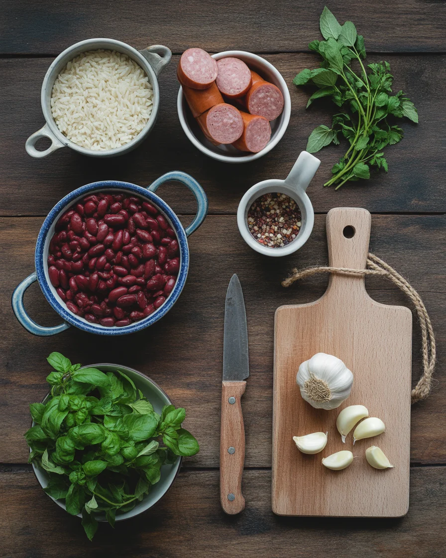 Black Beans and Rice with Sausage (One-Pot)