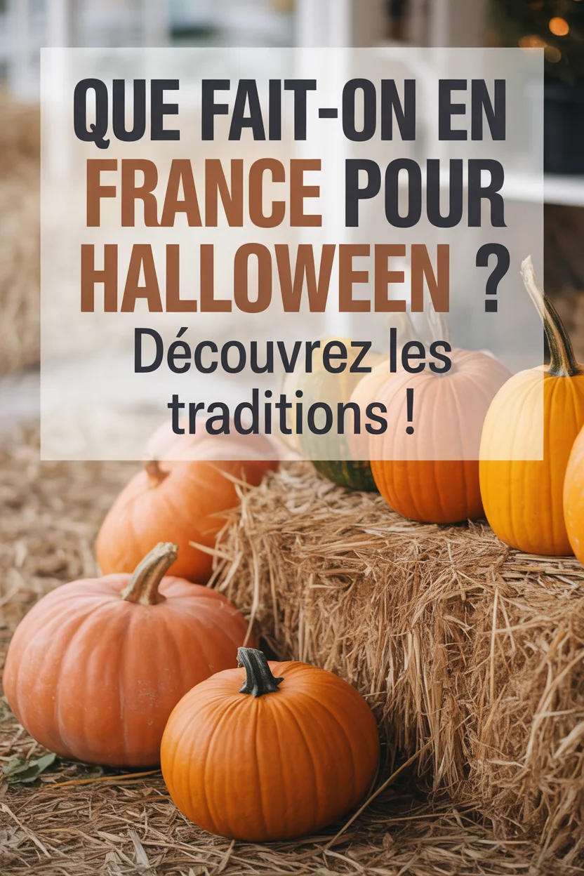 Que fait-on en France pour Halloween ?