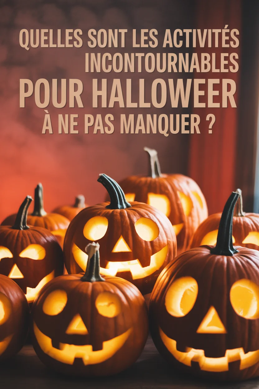 Quelles sont les activités incontournables pour Halloween en français ?