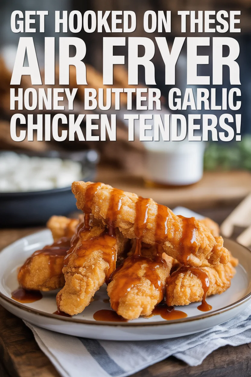 Air Fryer Honey Butter Garlic Chicken Tenders