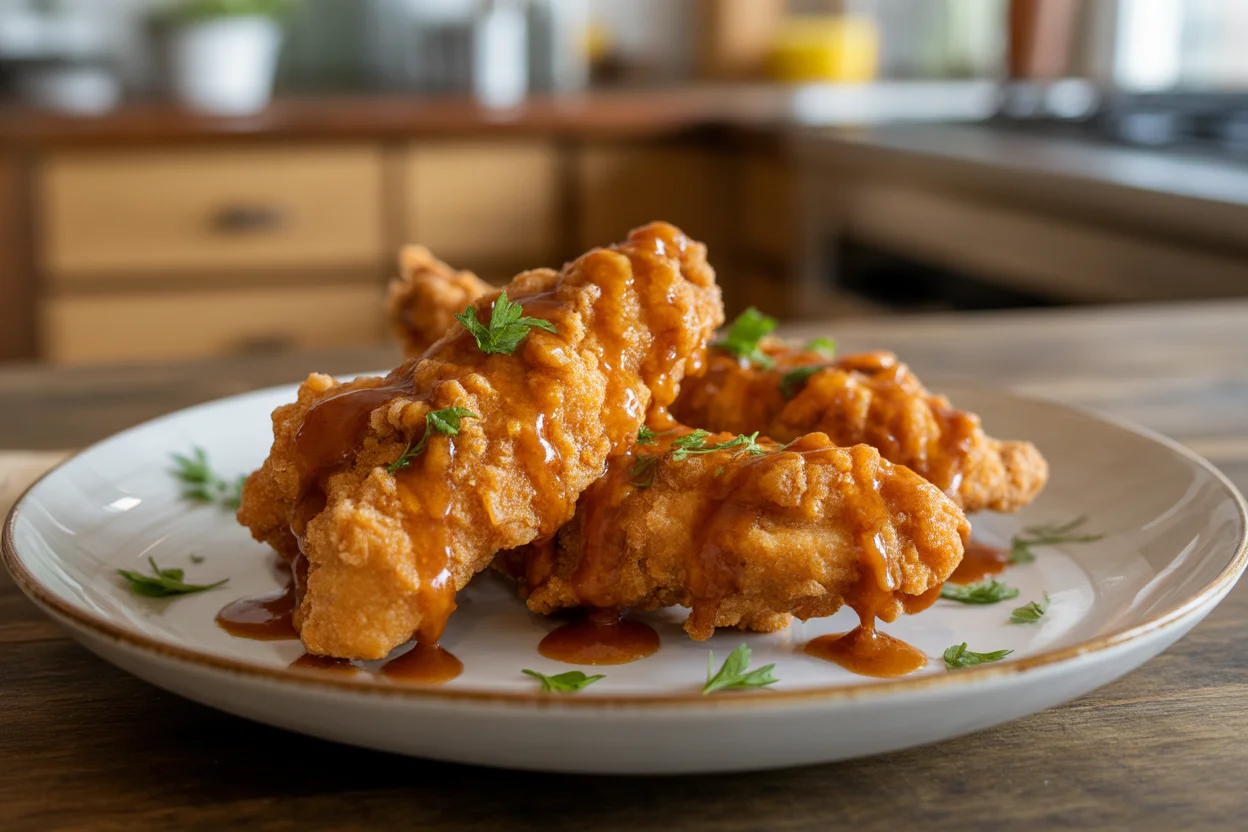 Get Hooked on These Air Fryer Honey Butter Garlic Chicken Tenders!