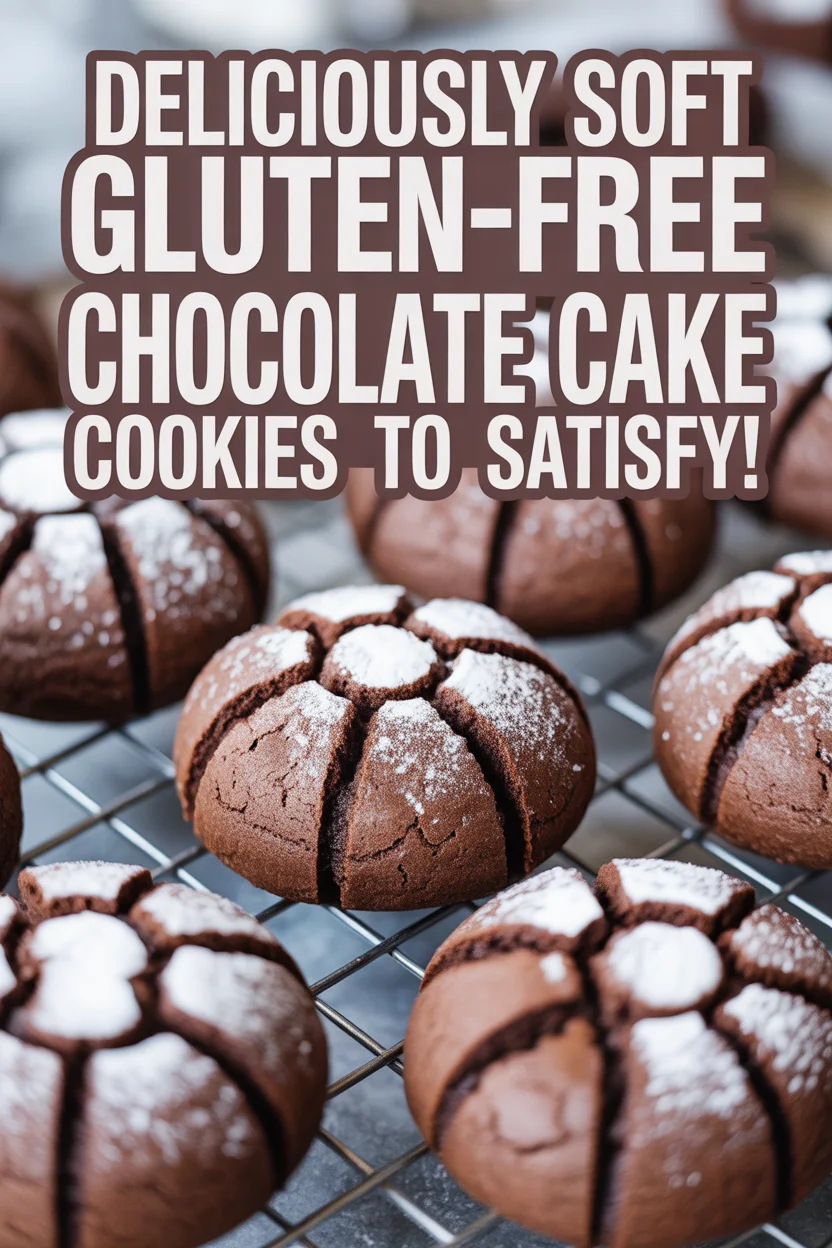 Gluten-Free Chocolate Cake Cookies