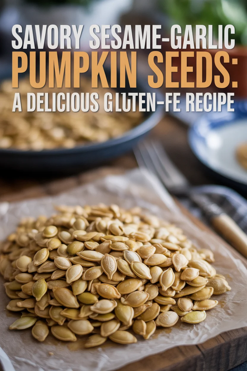 Savory Sesame-Garlic Pumpkin Seeds: A Delicious Gluten-Free Recipe