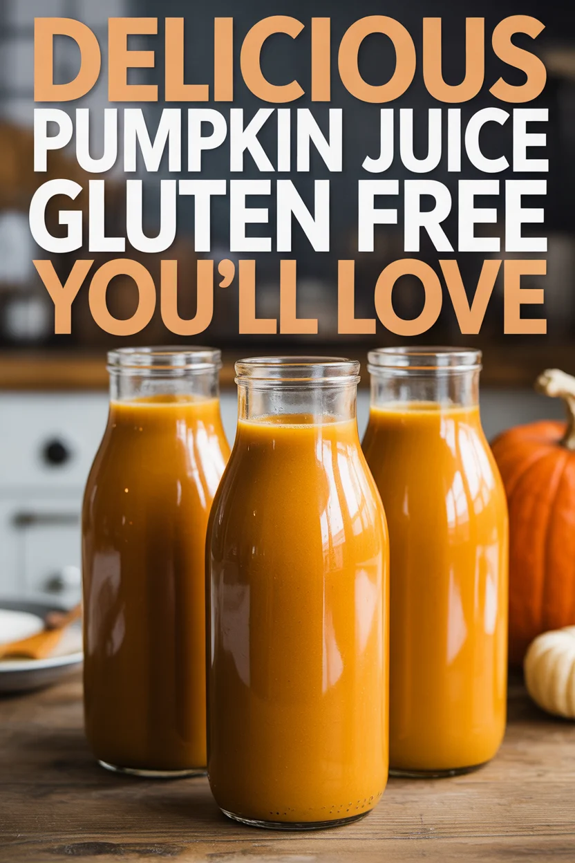 Pumpkin Juice Gluten Free Recipe
