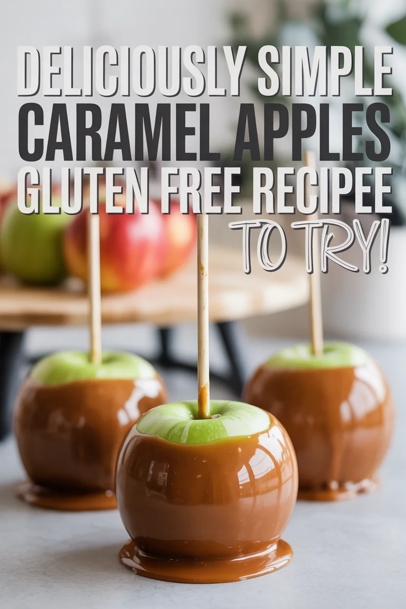 Deliciously Simple Caramel Apples Gluten Free Recipe to Try!