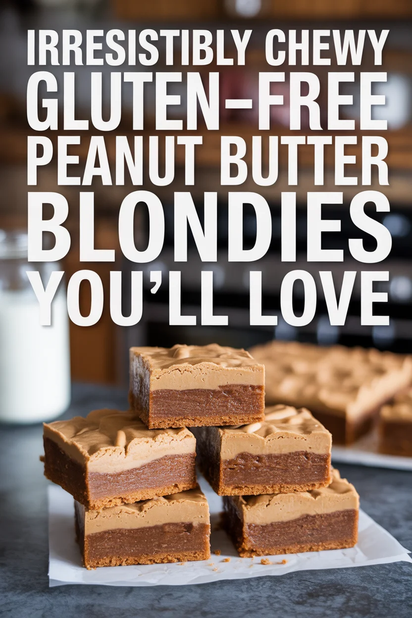 Gluten-Free Peanut Butter Blondies
