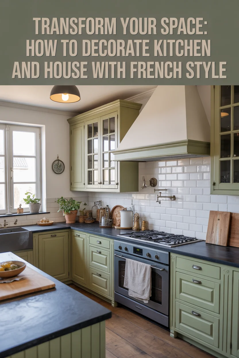 how to decorate kitchen and house with frensh style
0