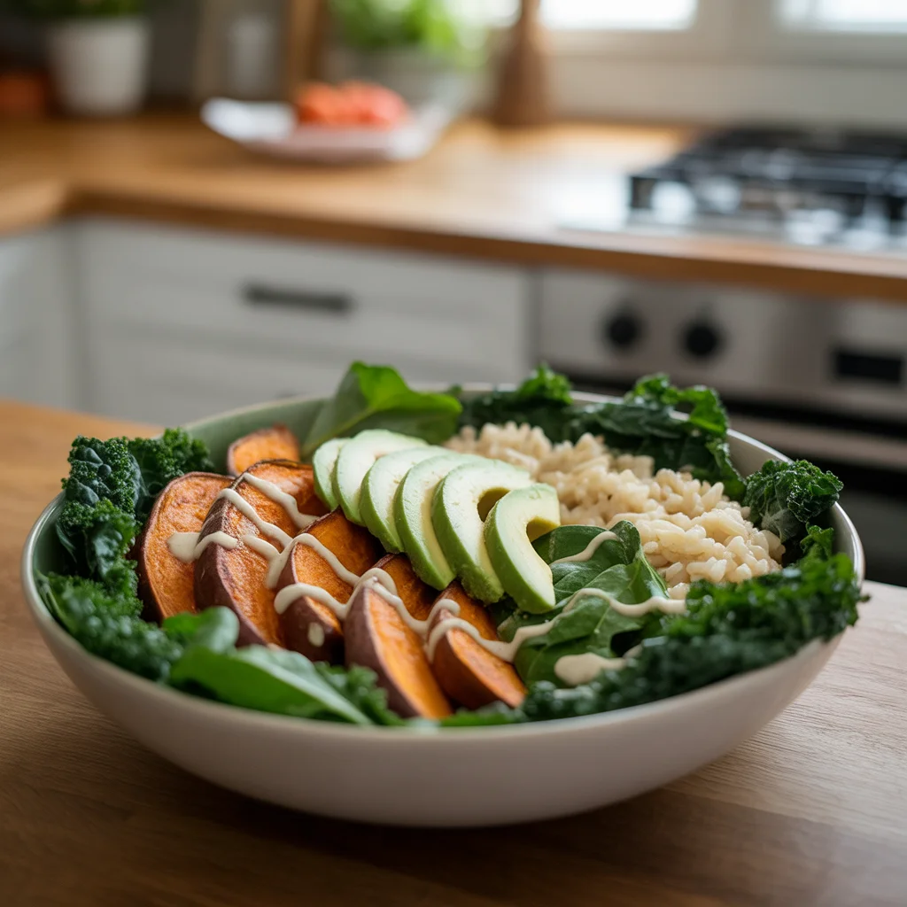 chicken sweet potato bowl Recipe