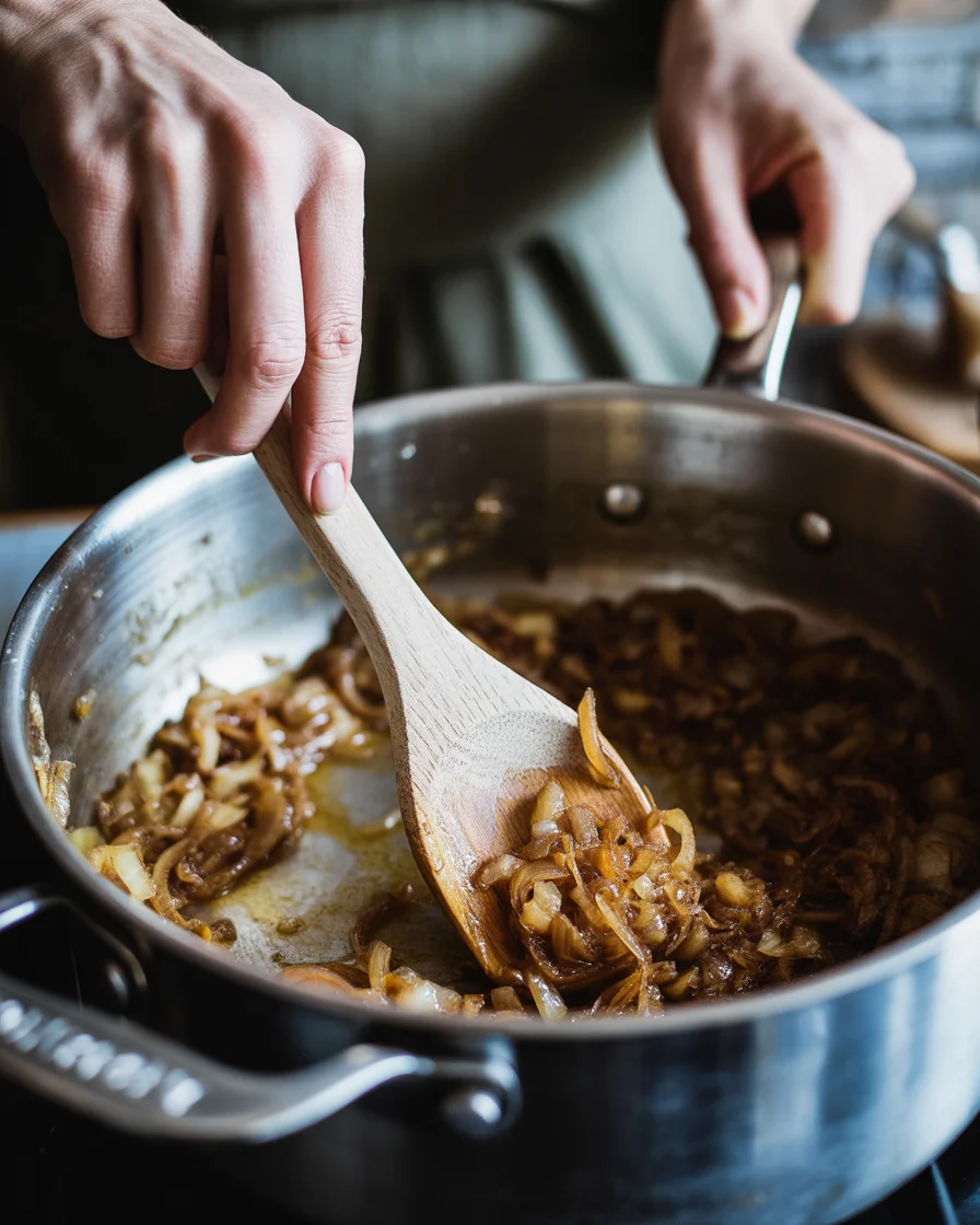 Savory French Onion Meatballs with Flavorful Onion Sauce